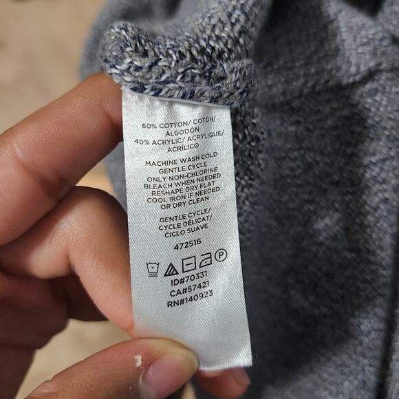 Women's Dark Gray LOFT Cardigan Size SP With Pockets - Picture 4 of 6